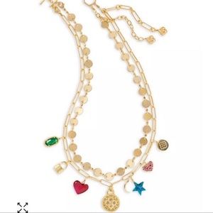 Kendra Scott - Frankie Mixed Stone Charm Necklace